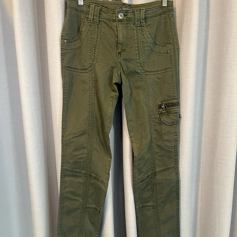 Women's Olive Cargo Pants